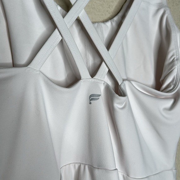 Fabletics Boost Performance Dress in White Size Medium Tennis Pickleball Gym - Picture 7 of 8